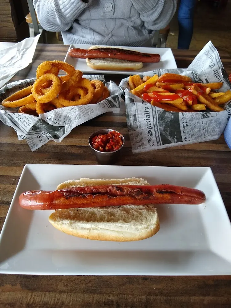 Hot Dogs Steak Fries Onion Rings